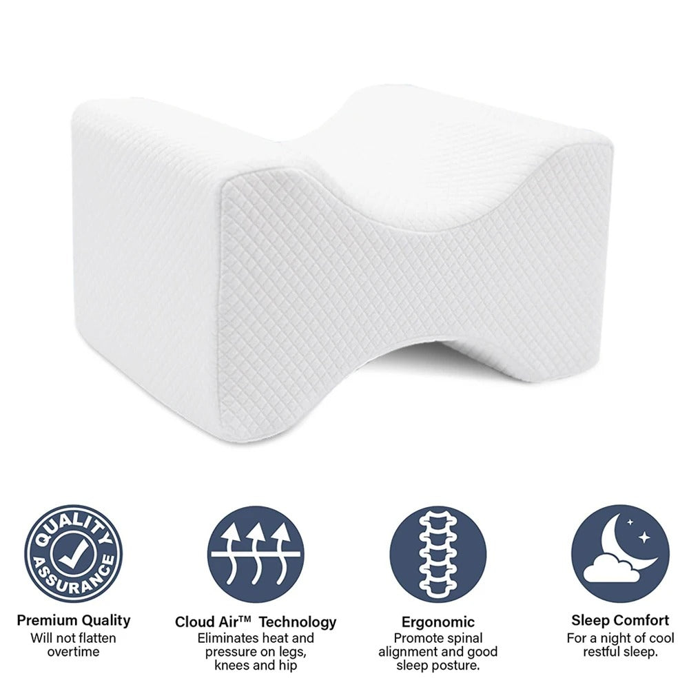 Memory Foam Wedge Sleeping Knee Pillow