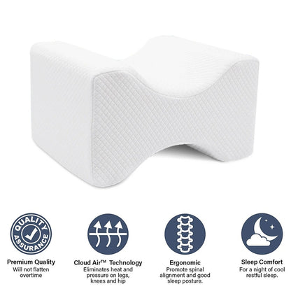 Memory Foam Wedge Sleeping Knee Pillow